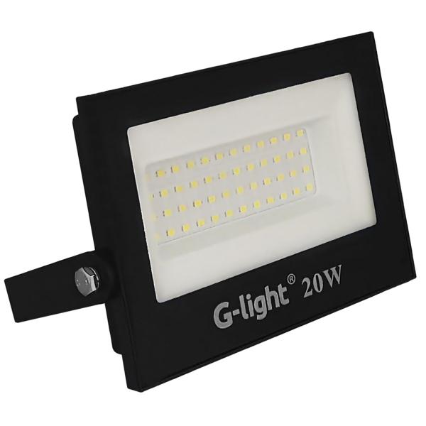 Imagem de Refletor Led Slim 20W Frio 6500K IP65 Policarbonato G-Light