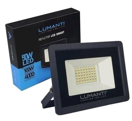 Imagem de Refletor Led Smart 5500 k - 50W - 160x120x32- Lumanti