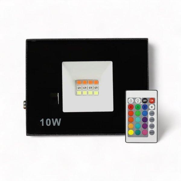 Imagem de Refletor Led Smd 10W Rgb Com Controle