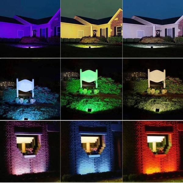 Refletor Led Smd Luz Rgb 100W Suporte Ajustável Com Controle - Hitec Imagem de Refletor Led Smd Luz Rgb 100W Suporte Ajustável Com Controle