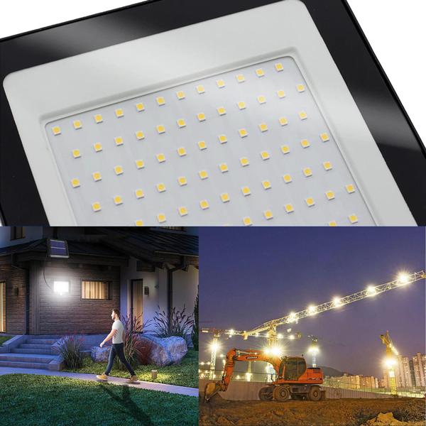 Imagem de Refletor LED Solar Com Controle Remoto 300W a Prova D'água DS11288IP66