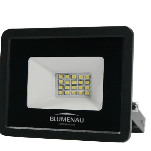 Imagem de Refletor LED Tech Alumínio 100W 6.500K Preto  Blumenau Única