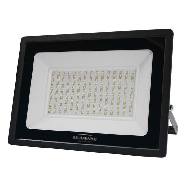 Refletor LED Tech Alumínio 150W 6.500K Preto Blumenau Única Imagem de Refletor LED Tech Alumínio 150W 6.500K Preto Blumenau Única