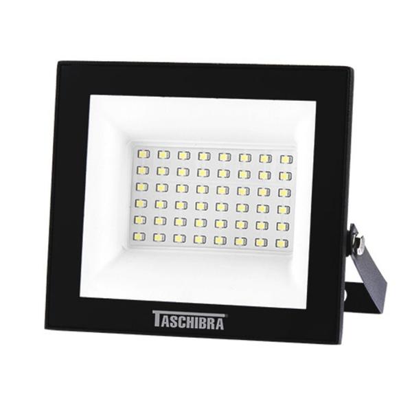 Imagem de Refletor led tr slim 50w 6500k preto bivolt taschibra