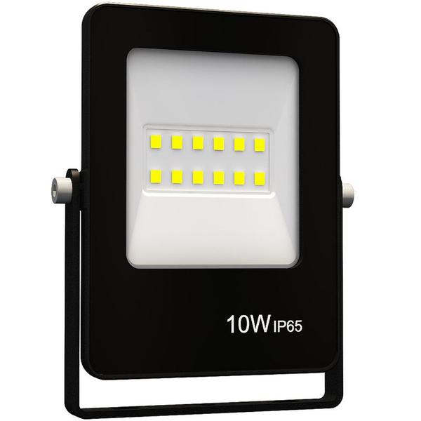 Imagem de Refletor LED Ultrafino Bivolt Preto 6500K - GAYA