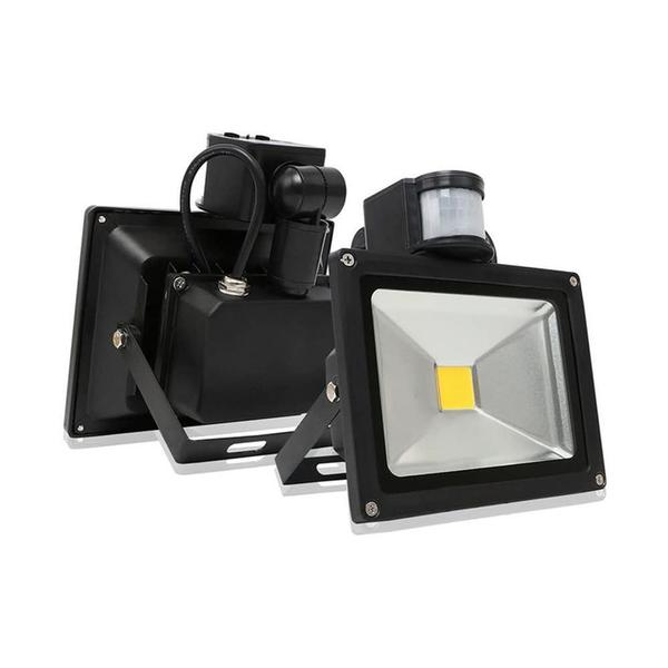 Imagem de Refletor Luminária Holofote Led 50w C/ Sensor Presença IP65