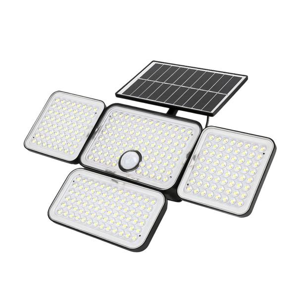 Imagem de Refletor Luminária Solar 365 Leds Sensor De Presença 600W