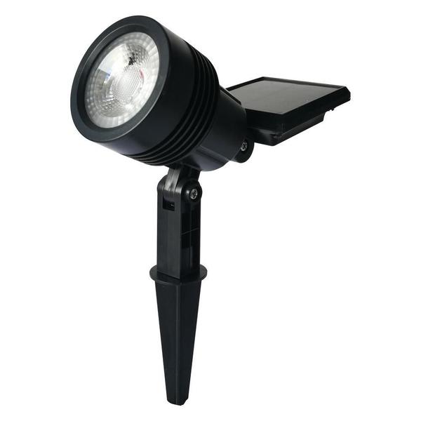 Imagem de Refletor Luminária Solar Spot 8W Espeto Jardim Led Amarelo