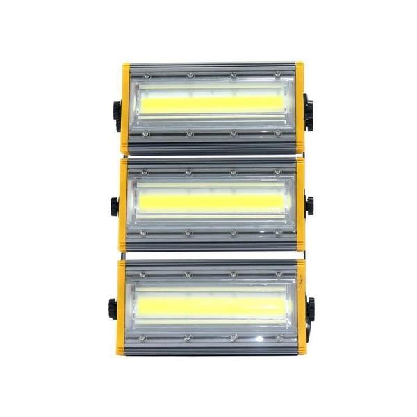 Refletor Modular Direcionável Linear 300W Branco-Frio Ip68 - Conecta Led Imagem de Refletor Modular Direcionável Linear 300W Branco-Frio Ip68