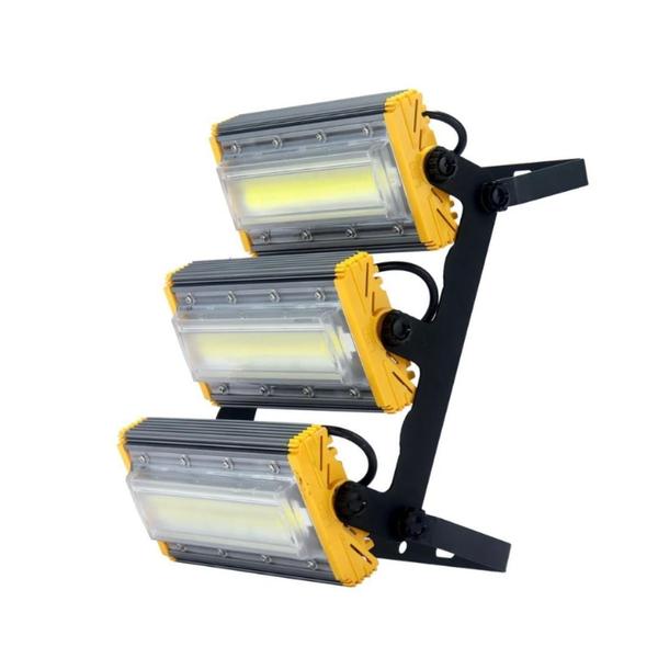 Refletor Modular Direcionável Linear 300W Branco-Frio Ip68 - Conecta Led Imagem de Refletor Modular Direcionável Linear 300W Branco-Frio Ip68