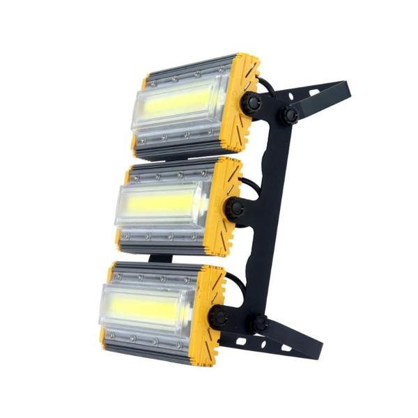 Refletor Modular Direcionável Linear 300W Branco-Frio Ip68 - Conecta Led Imagem de Refletor Modular Direcionável Linear 300W Branco-Frio Ip68
