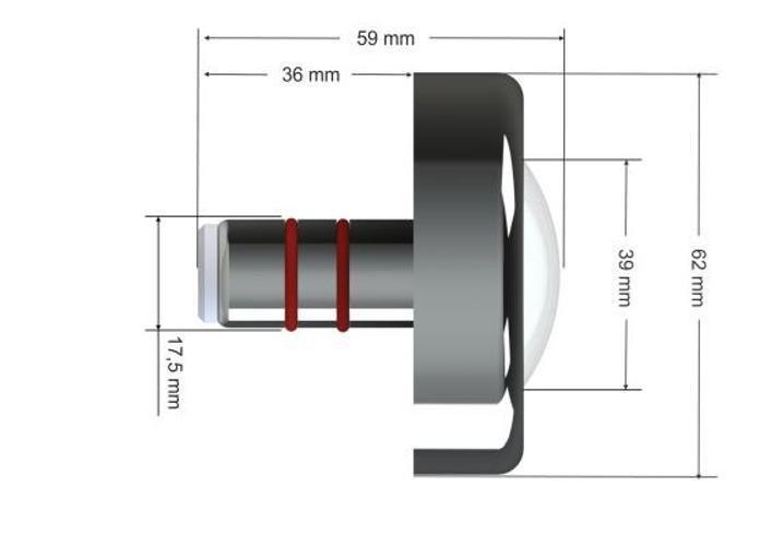 Imagem de Refletor Power Led Inox Abs 6W Branco Tholz