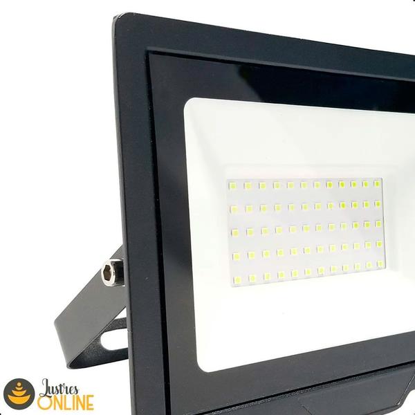 Imagem de Refletor Projetor 100W Led Slim  6500k IP66 Branco Frio Bivolt