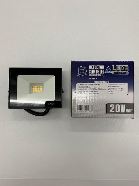 Imagem de Refletor Slim De Led 20w 3000K