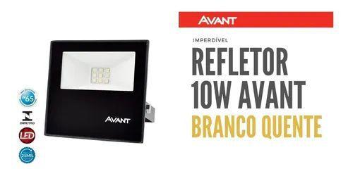 Imagem de Refletor Slim Led 10w Avant Branco Quente