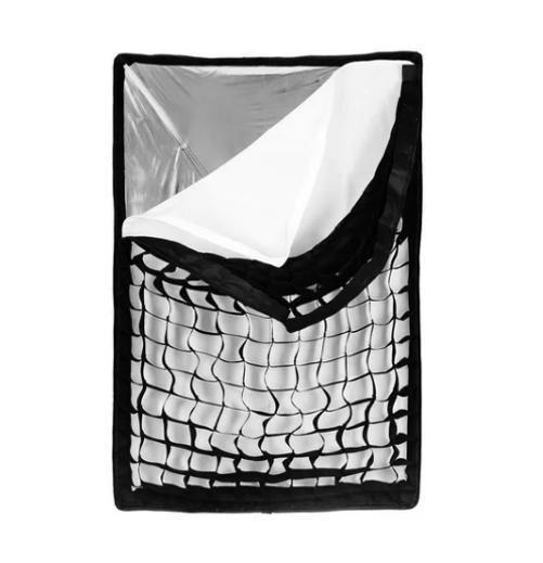 Imagem de Refletor Softbox He Bowens Grid/Colmeia 80X120Cm Flash E