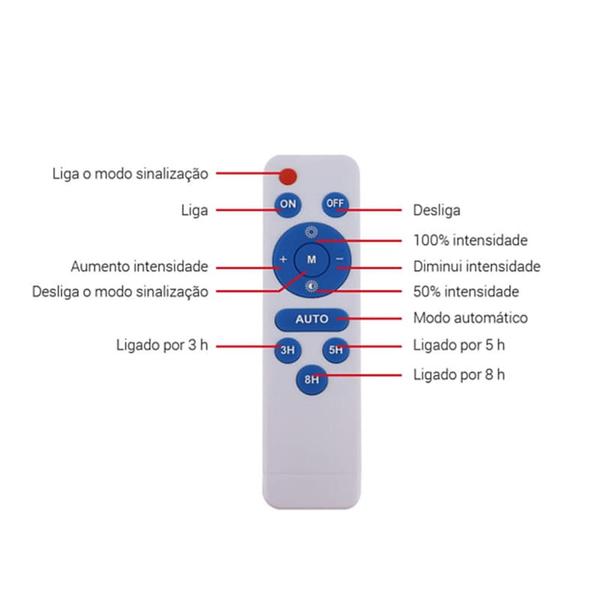 Refletor Solar de Led Com Controle Remoto 100W a Prova D'água DS11286IP66 - PDE Imagem de Refletor Solar de Led Com Controle Remoto 100W a Prova D'água DS11286IP66