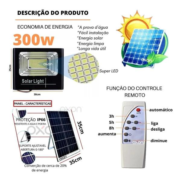 Imagem de Refletor Solar Flood Lamp 300W Ip66 T-R300/N