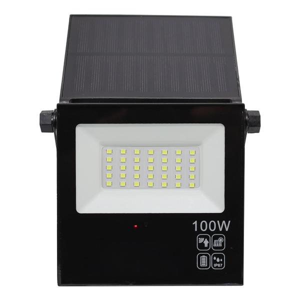 Imagem de Refletor Solar Led 100w Placa Prova Dágua Dobrável Ajustável