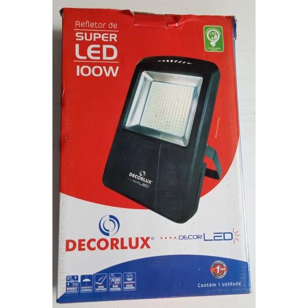 Imagem de Refletor Super Led 100w Bivolt Cor Preto Decorlux