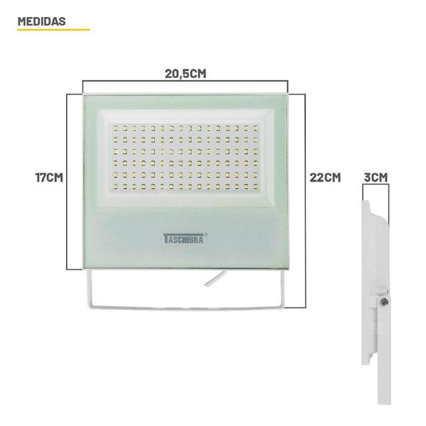 Imagem de Refletor Taschibra TR LED 100W Branco