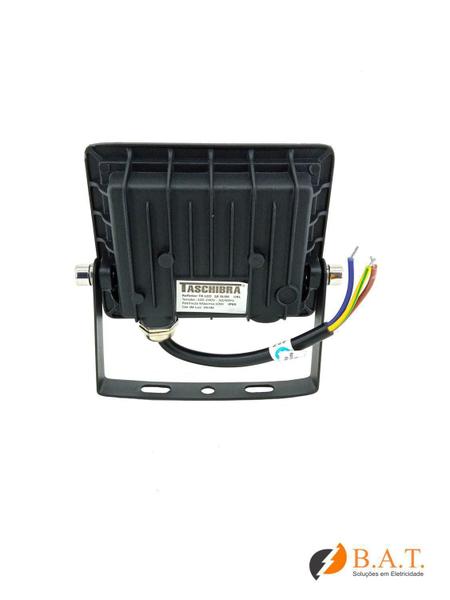 Refletor Tr Led 10W Slim Verde Preto - Taschibra Imagem de Refletor Tr Led 10W Slim Verde Preto