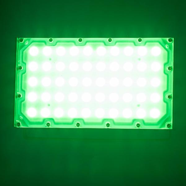 Imagem de Refletor Ultra Led Industrial Outdoor 100w Luz Verde N2 Ip68