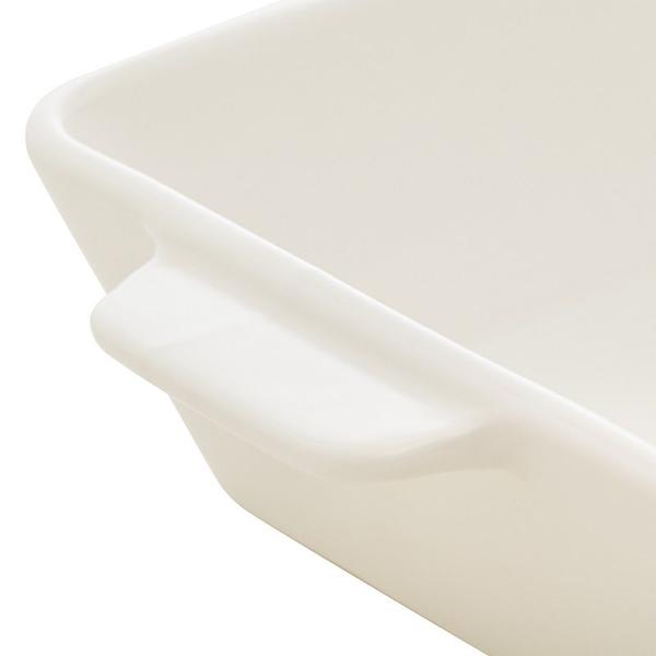 Imagem de Refratário Porcelana com Alça Basic Branco 28x16,5 cm Lyor