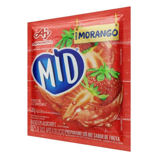 Imagem de Refresco Em Pó MID Sabor Morango 20g