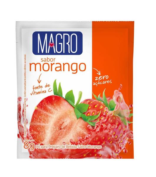 Imagem de Refresco Magro Sabor Morango Zero Açúcares 8g