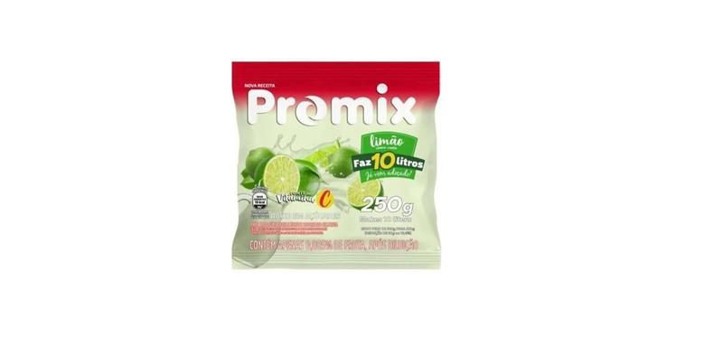 Imagem de Refresco Pó Promix Caixa Com 10 Unidades De 250G - Limão