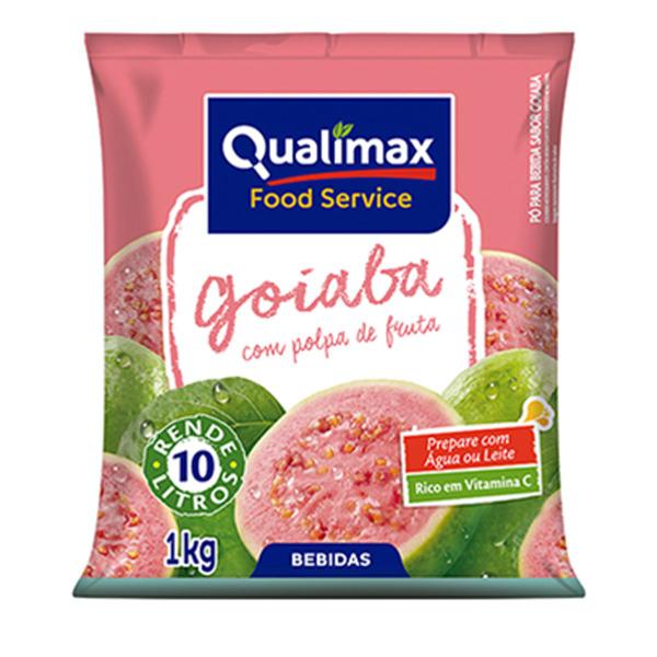 Imagem de Refresco Suco GOIABA 1Kg Qualimax - Food Service Uso Profissional / Fonte de Vitamina C / Rende Até 10 Litros