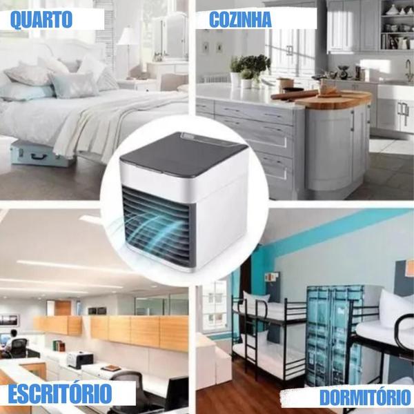 Refresque-Se Com O Mini Ar Condicionado Bivolt - Jp Utilidades Imagem de Refresque-Se Com O Mini Ar Condicionado Bivolt