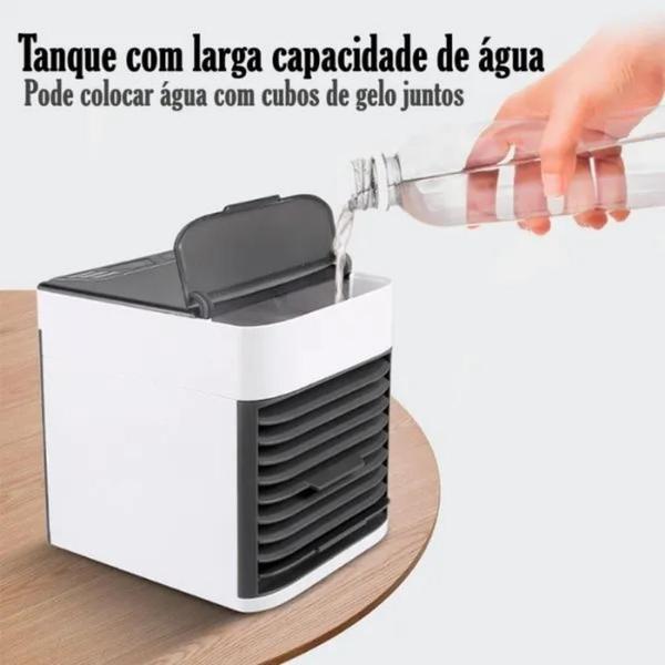 Refresque-Se Com O Mini Ar Condicionado Bivolt - Jp Utilidades Imagem de Refresque-Se Com O Mini Ar Condicionado Bivolt