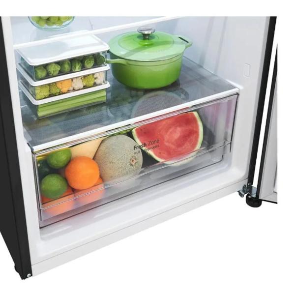 Imagem de Refrigerador 127V LG Gn-b392pxgb 395L Top Freezer Inverter Preto