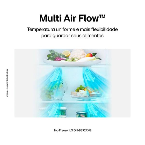 Imagem de Refrigerador 2 Portas 395L Top Freezer LG GN-B392PX