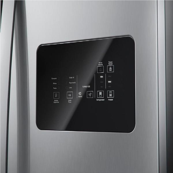 Imagem de Refrigerador Brastemp Frost Free French Door 554 Litros Inox BRO85AK  127 Volts