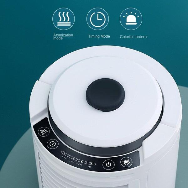 Imagem de Refrigerador de ar USB portátil Pequeno Condicionador de Ar, Mini Fan Home