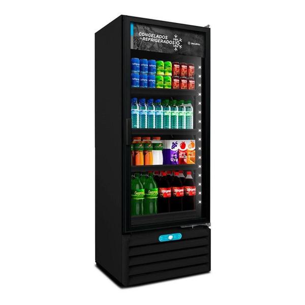 Imagem de Refrigerador e Conservador Vertical Metalfrio All Black Dupla Ação 509 Litros VF55AH 220V