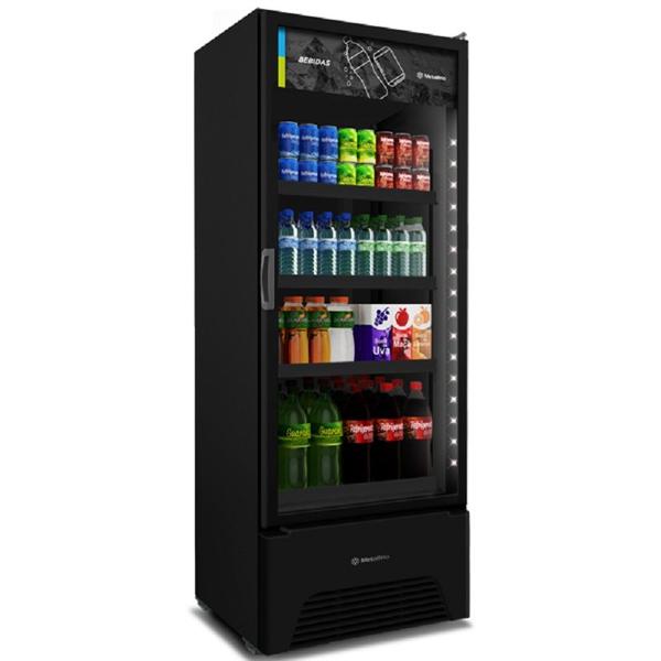 Imagem de Refrigerador Expositor Bebida All Black 577 Litros 220V VB52AH Metalfrio