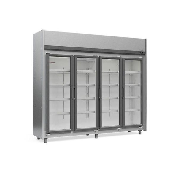 Imagem de Refrigerador Expositor Vertical 1580 Litros Inox 127V Gelopar GEAS-4P