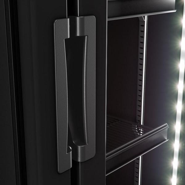 Imagem de Refrigerador Expositor Vertical Bebidas Duas Portas Vidro 691L VB70AH All Black 220V - Metalfrio