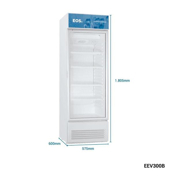 Imagem de Refrigerador Expositor Vertical EOS Eco Gelo 295L EEV300B Branco 220V