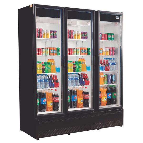 Refrigerador/Expositor Vertical Frios e Laticínios RF-022 - 3 Portas de Vidro Duplo 1100 L +2 a +8C - Frilux Imagem de Refrigerador/Expositor Vertical Frios e Laticínios RF-022 - 3 Portas de Vidro Duplo 1100 L +2 a +8C - Frilux
