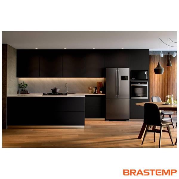 Imagem de Refrigerador French Door Brastemp de 3 Portas Frost Free Side Inverse com 554L Inox - BRO85AK