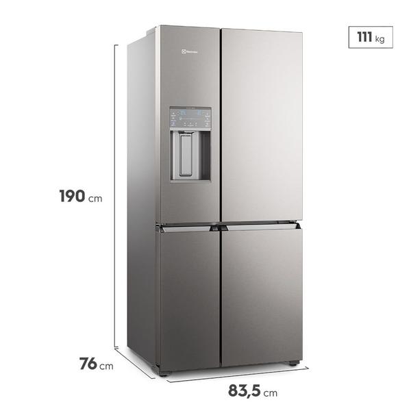 Imagem de Refrigerador French Door Home Pro Electrolux de 04 Portas Frost Free com 541 Litros FlexiSpace - IQ8IS