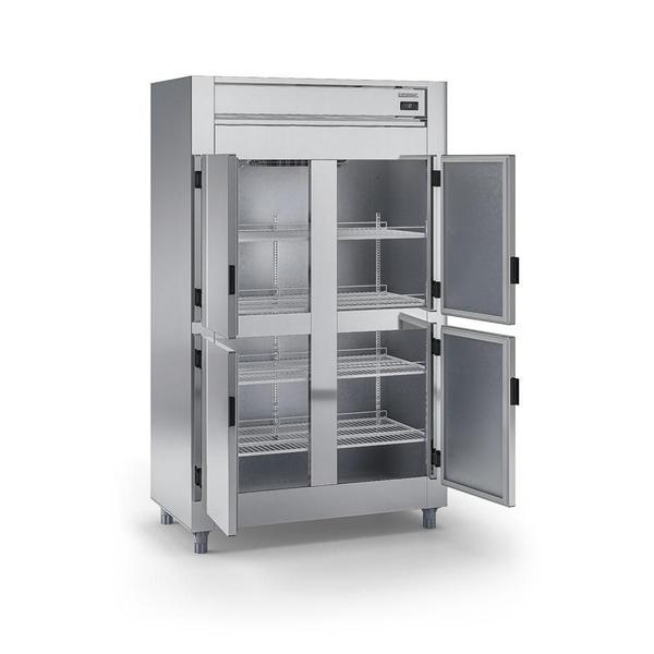 Refrigerador/Geladeira Comercial Inox 4 Portas 220v GREP-4P Gelopar Imagem de Refrigerador/Geladeira Comercial Inox 4 Portas 220v GREP-4P Gelopar