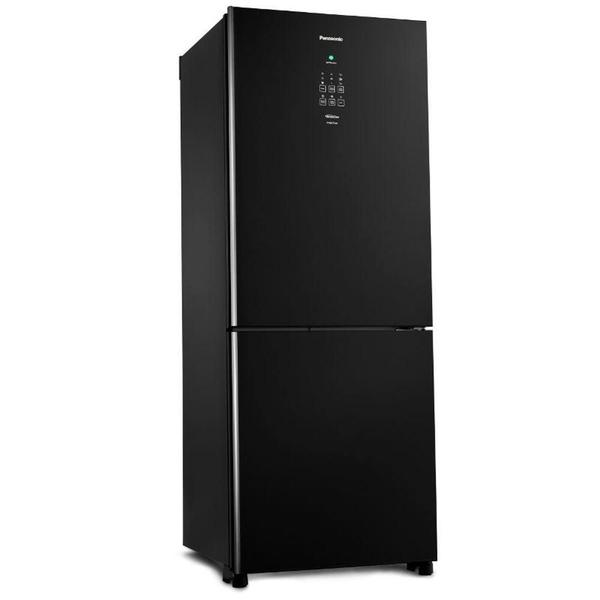 Imagem de Refrigerador / Geladeira Panasonic BB53 Black Glass 425L Duplex Frost Free Inverter