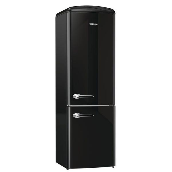 Imagem de Refrigerador Gorenje Retro Collection Ion Generation 2 Portas Inverse Preto 220V ONRK192BK