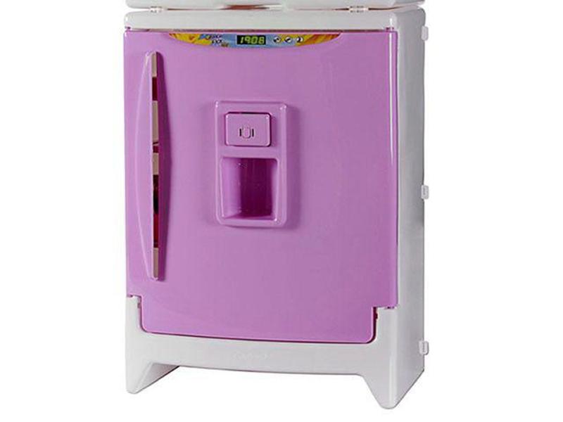 Imagem de Refrigerador Infantil Duplex Casinha Flor  - com Acessórios Xalingo